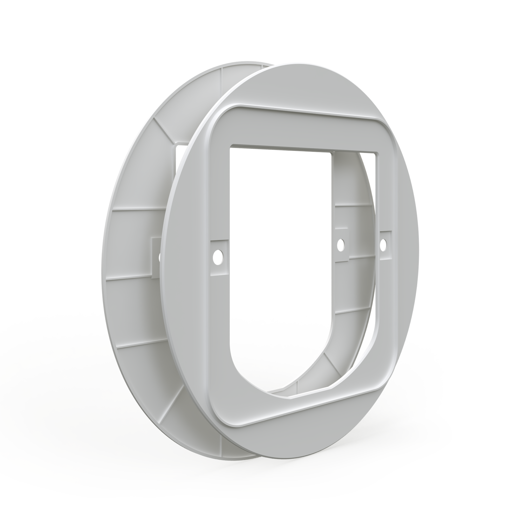 Adapter for montering av katteluke