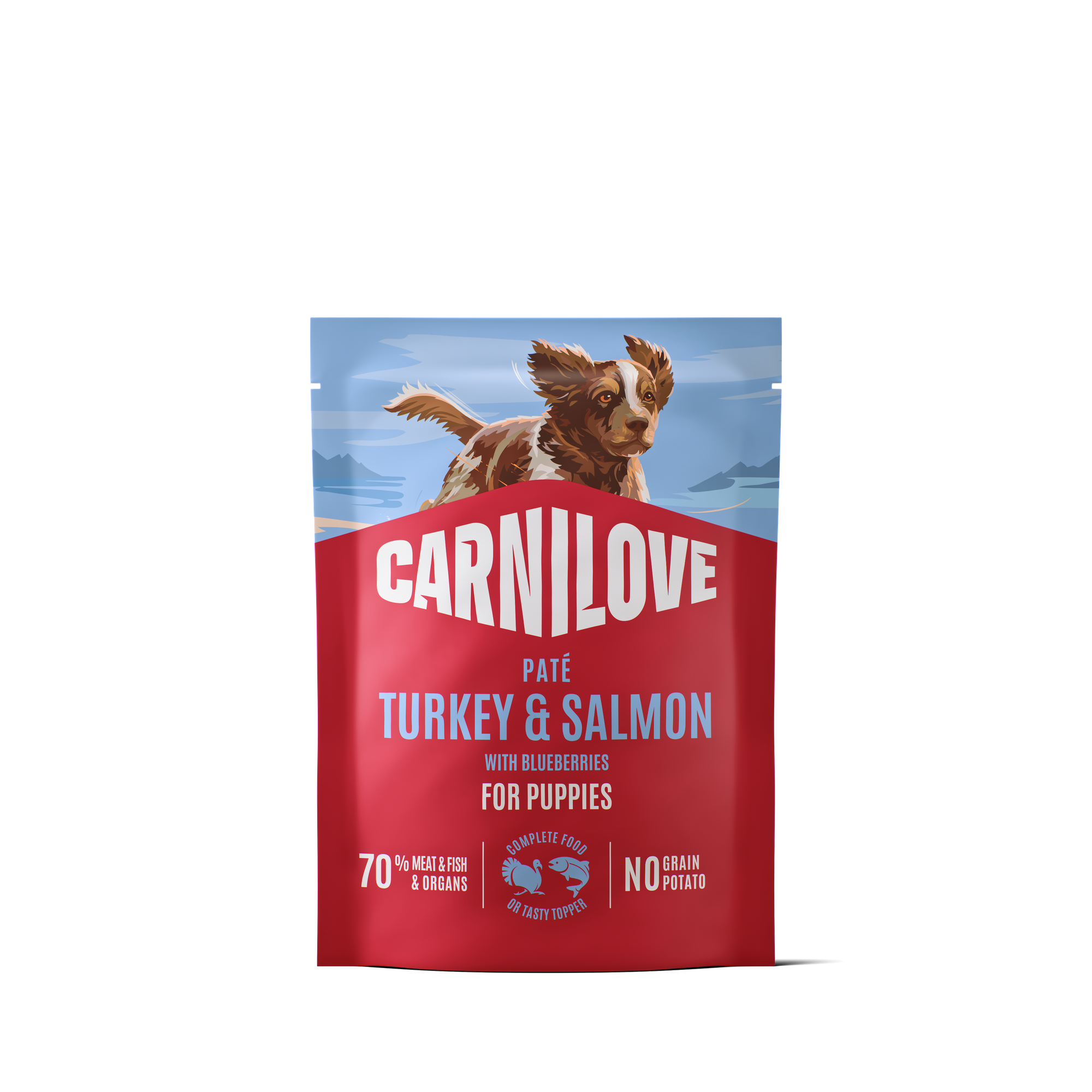 Carnilove Paté Kalkon & Lax med Blåbär Valp 300 g