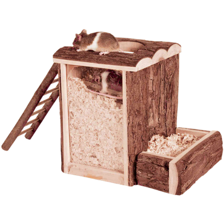 Leke- og hyttetårn Brun 20,5 x16 x 20 cm