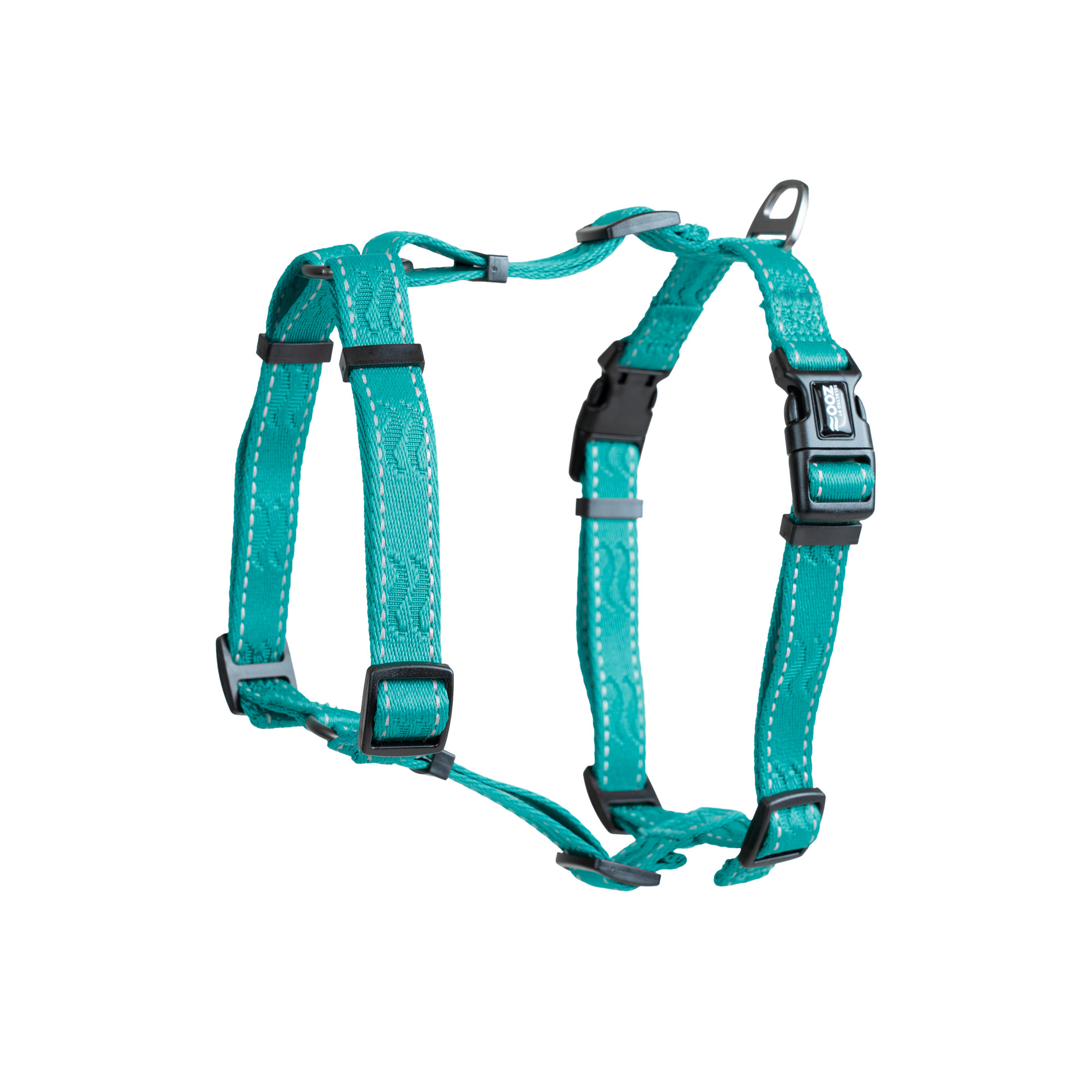 Sele Rufus H-sele justerbar XS/S 15 mm x 50 cm Turkis