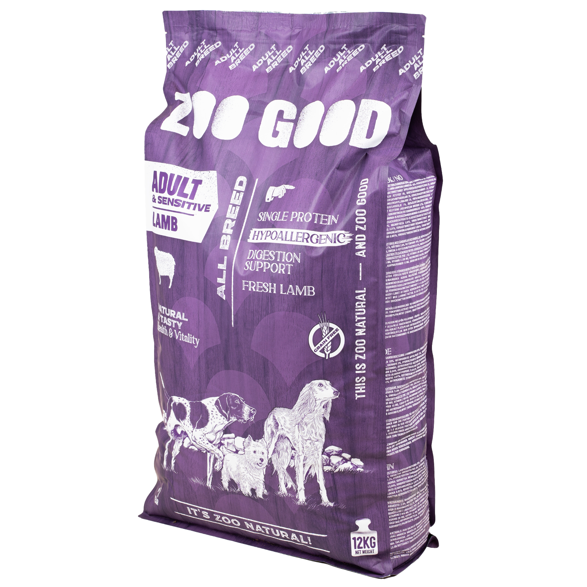 ZOO GOOD Lamb Adult All Breed Grain Free