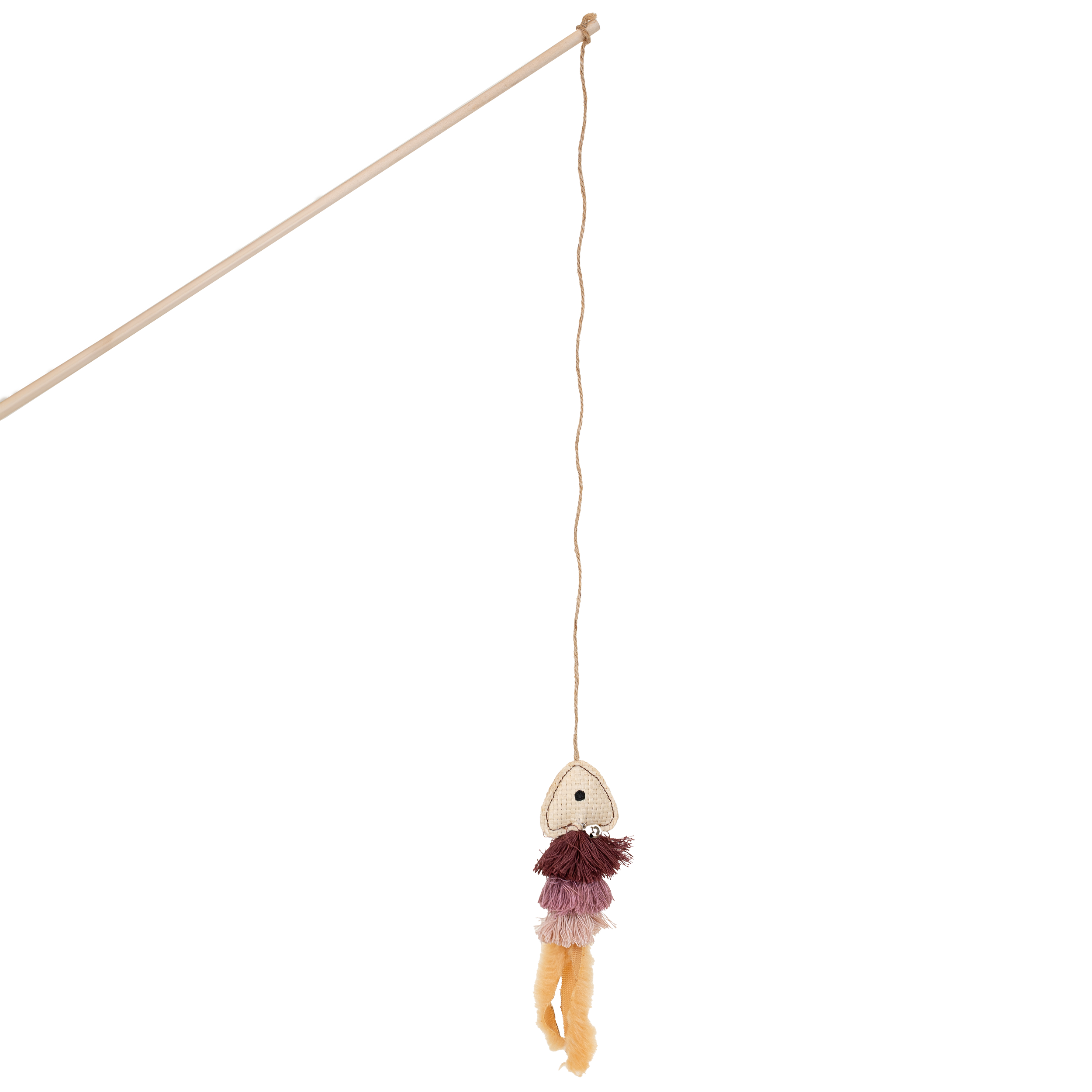 Pritax Naturlig Bob kattestang, 4,5x40x2cm, Brun