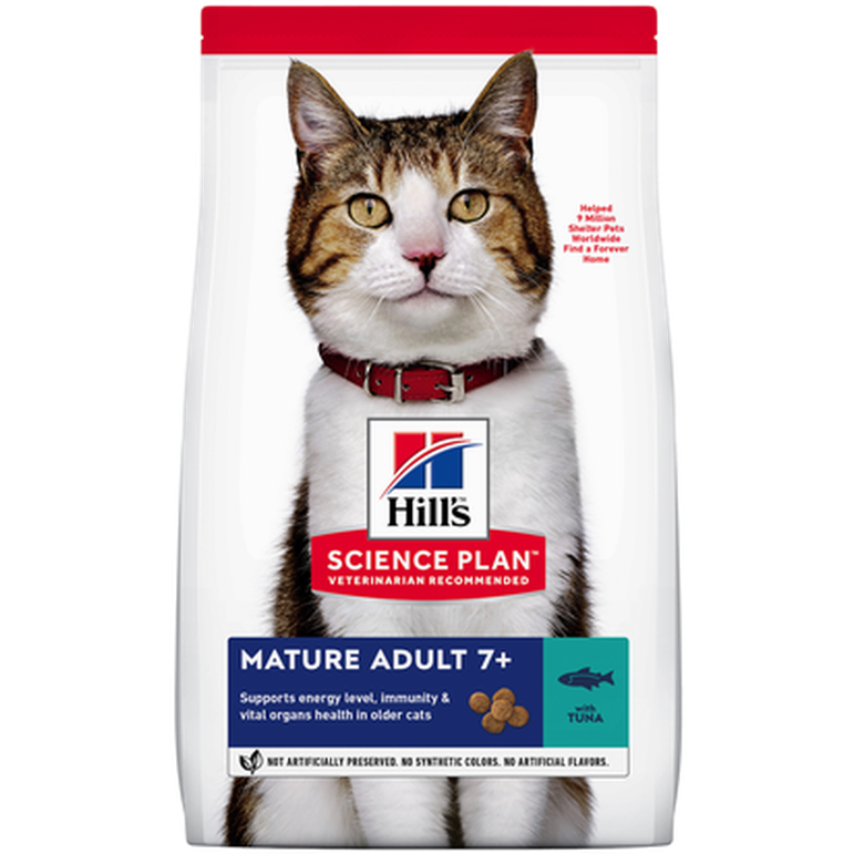 Hills Science Plan Mature 7+ Active Longevity Tuna - Dry Cat Food 1,5 kg