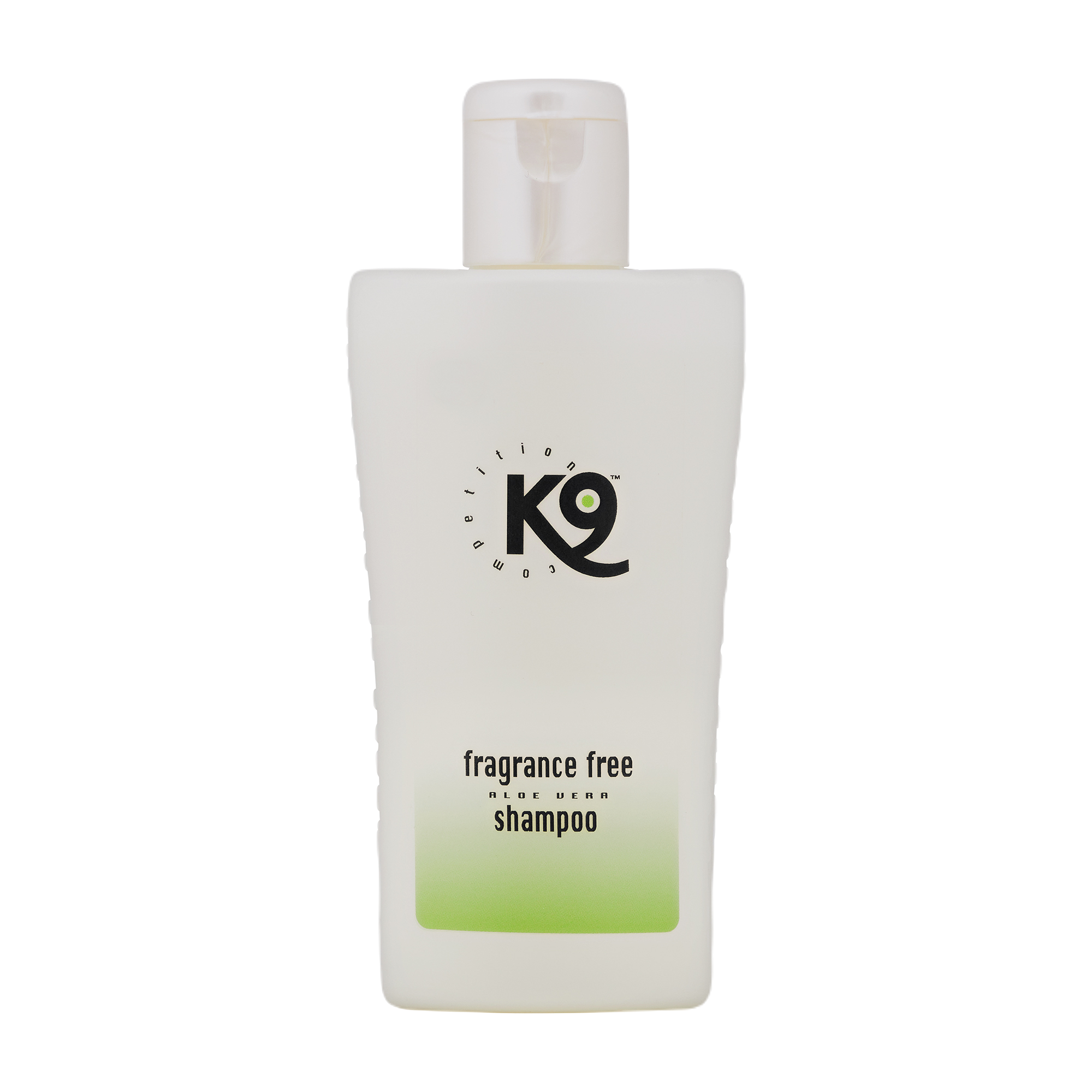 K9 Competition Aloe Vera-sjampo uten parfyme, mild og økonomisk, hvit 100 ml
