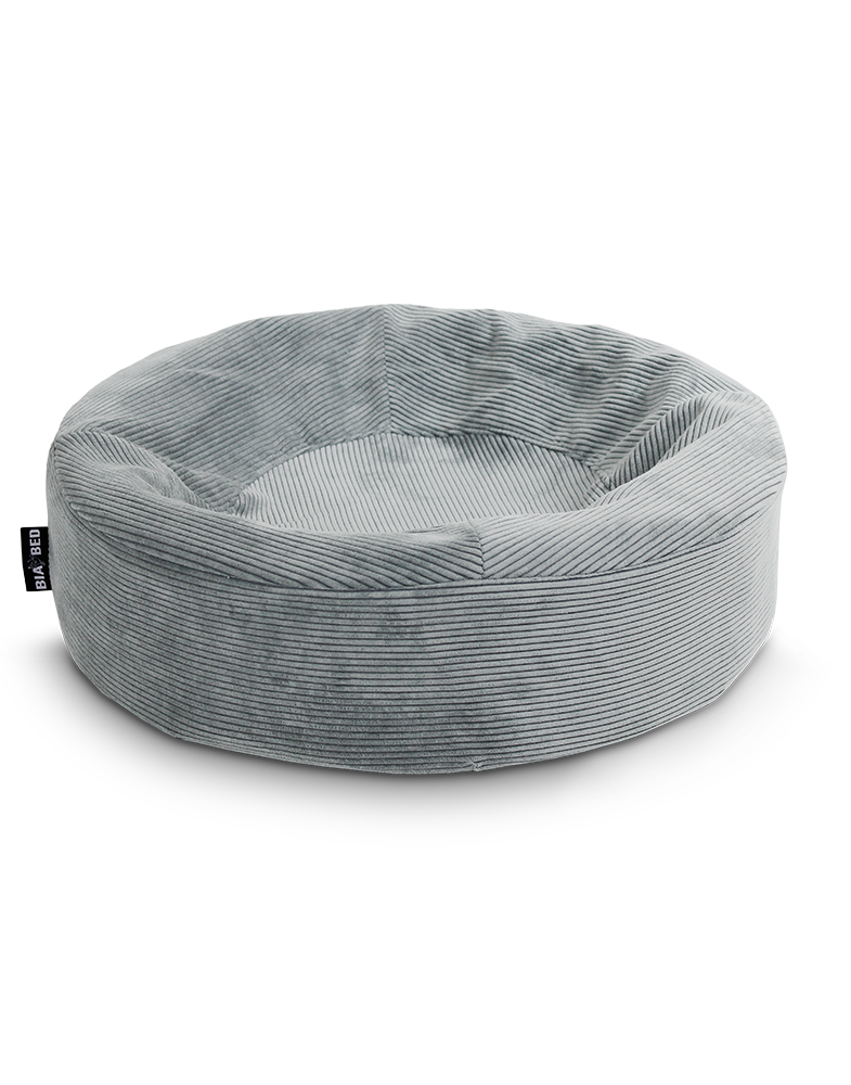 BiaBed Biabädd Överdrag - Rib Grå