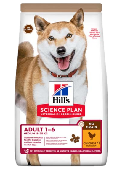 Hills Science Plan Adult Medium Kylling uten korn 14 kg