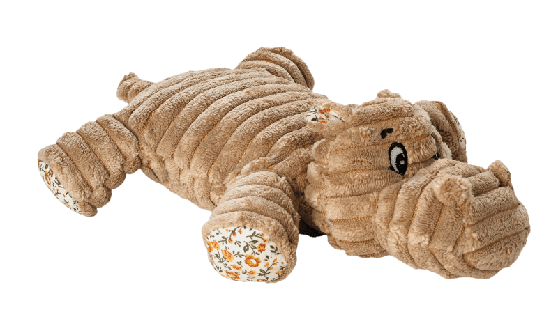 Dog Toy Huggly Amazonas Hippo Tan 24cm