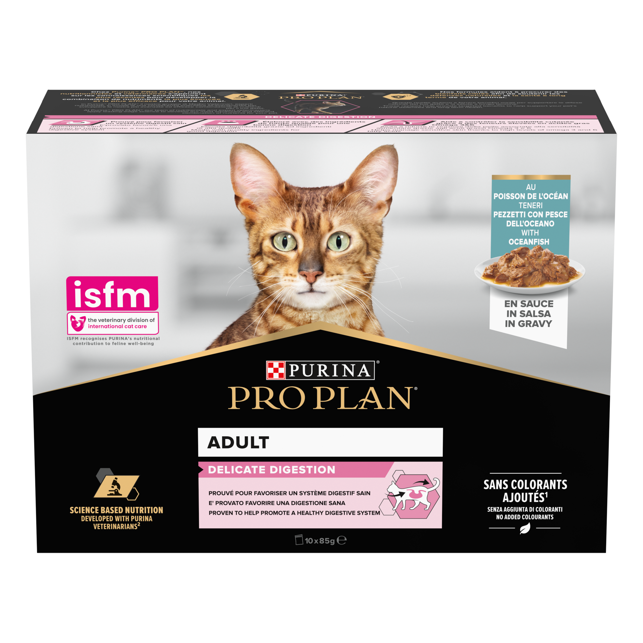 Purina Pro Plan Cat Wet Delicate with Ocean Fish in Gravy