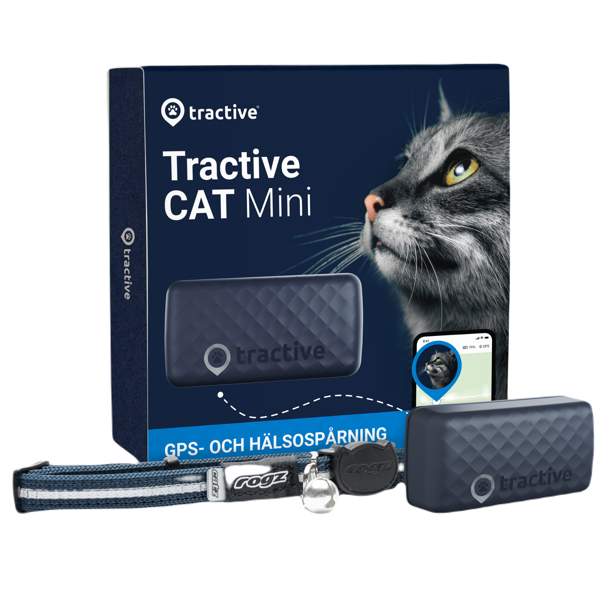 Tractive GPS CAT Mini Blå