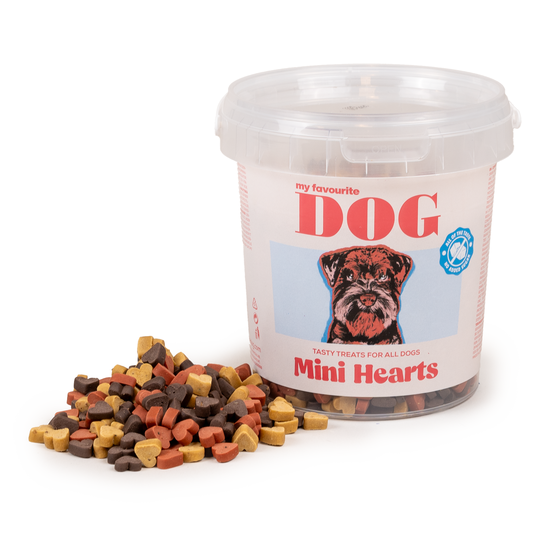 My favourite DOG Minihjerter 500 g