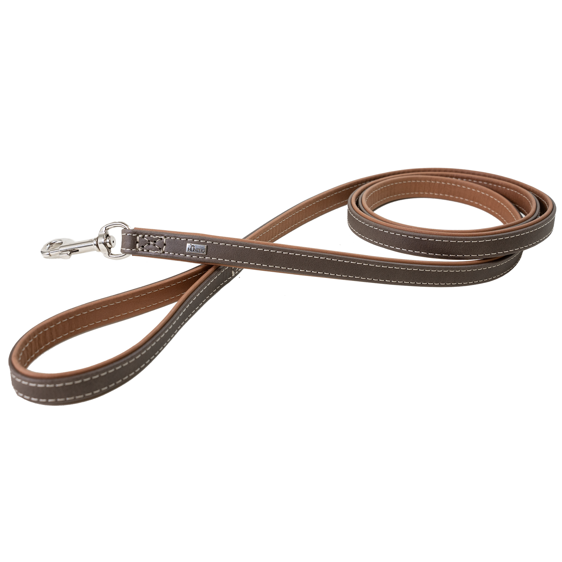 Leash Porto 15/180 Darkbrown/Cognac