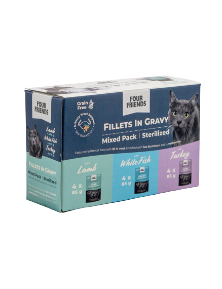 Katt sterilisert i sausblanding 12-pk.