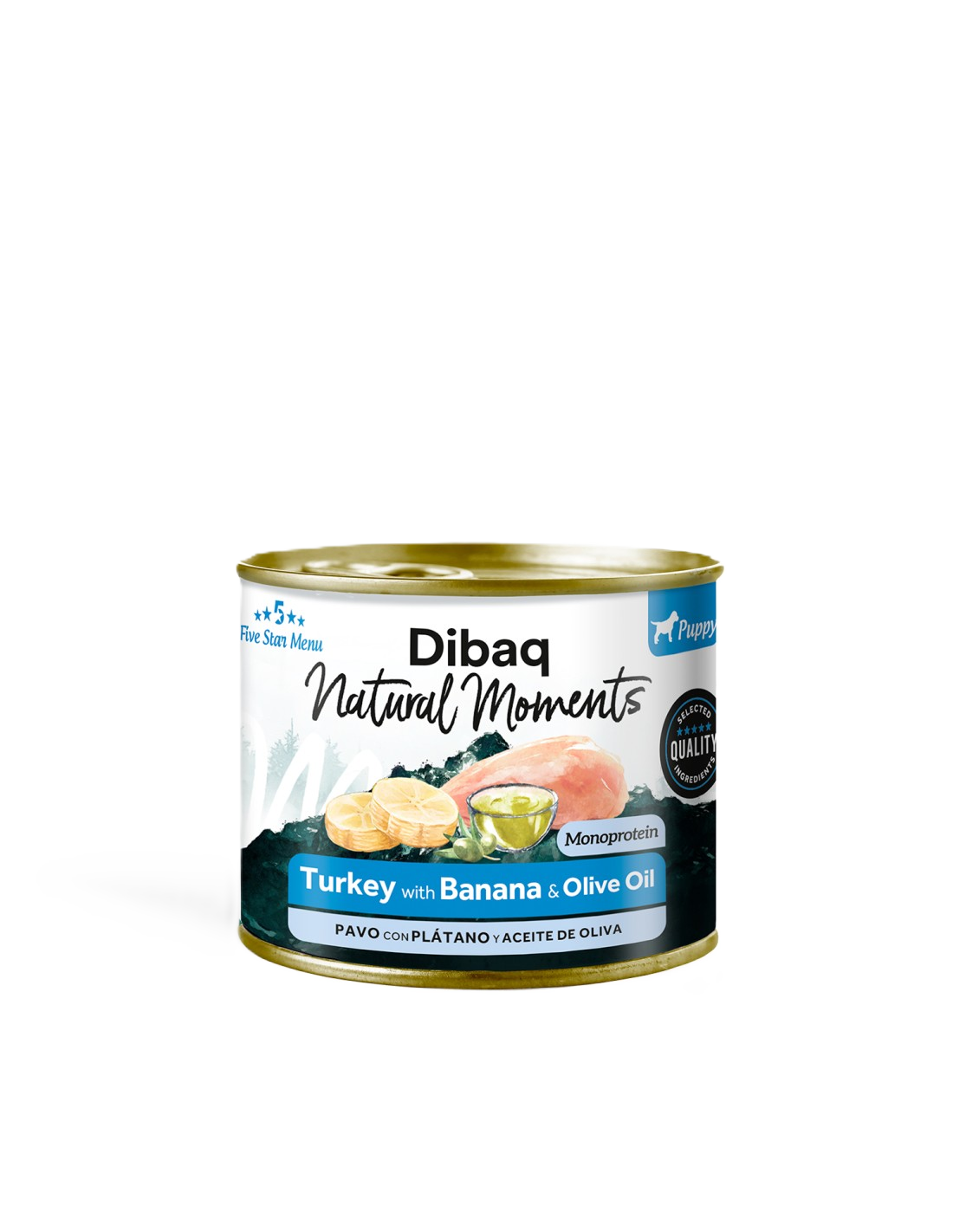 Natural Moments Dog Puppy Turkey With Banana