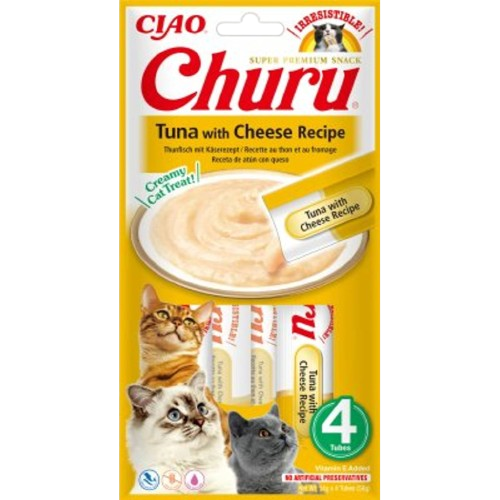 Churu Cat Creamy Treat Tuna with Cheese 4 x 14 g