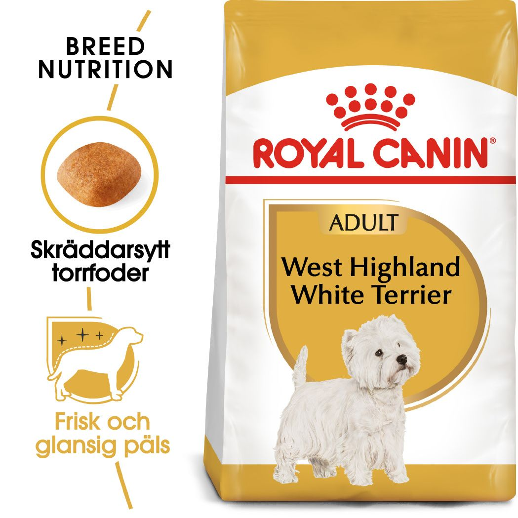Royal Canin Breed West Highland Terrier Adult tørrfôr til hund 3 kg