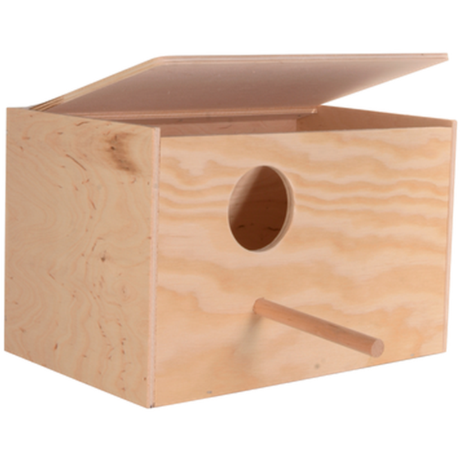 Trixie - Redekasse i tre for kakaduer Brun 30 x 20 x 20 cm - FuglPetXL