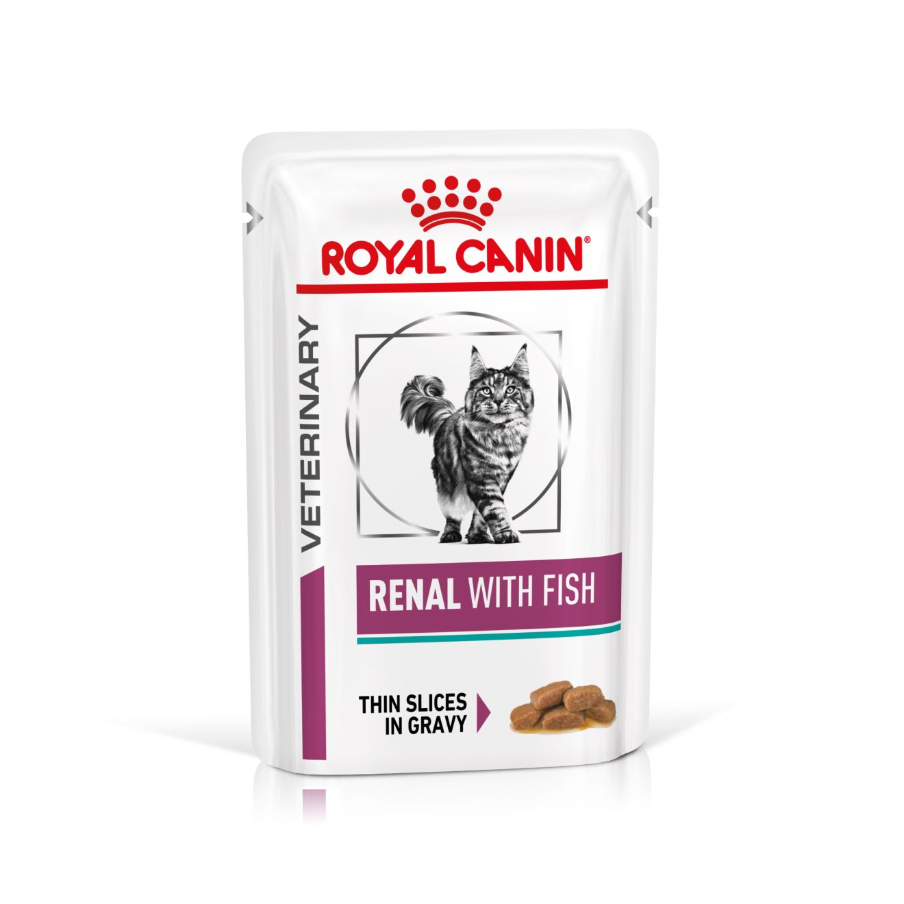 Royal Canin Veterinary Diets Cat Wet Cat Renal Fish 85 g x 12 stk - porsjonsposer