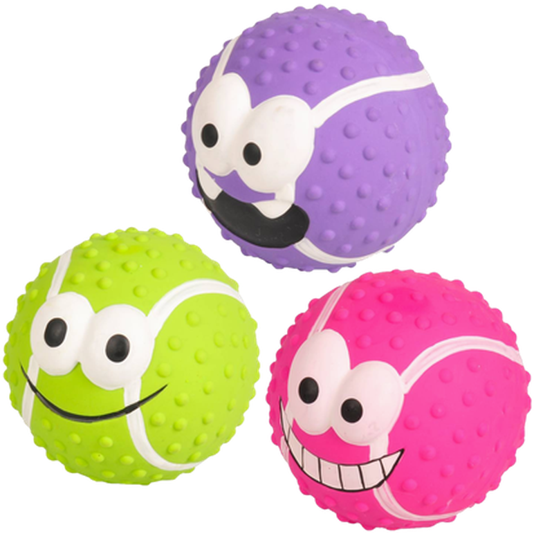 Flamingo Latterkule av lateks 10 cm