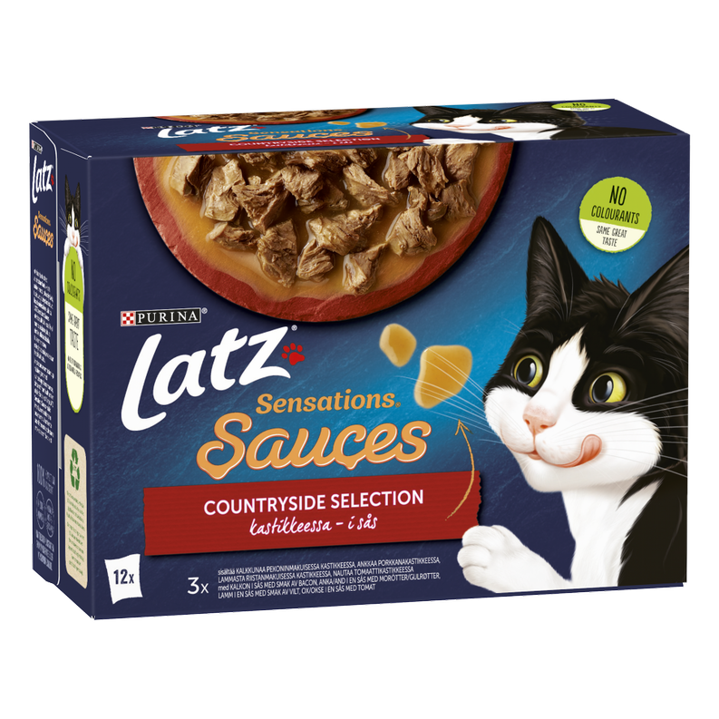 Purina Latz Latz Sensations Sauser Landlig i saus 12x85g