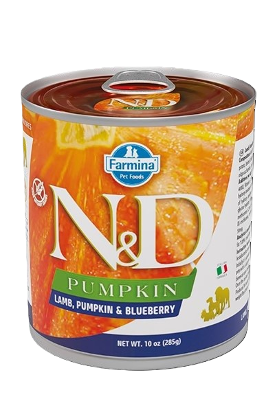 Farmina - N&D Pumpkin Lamb & Blueberry Våtfôr Til Hund 285 g - Hund - Hundefôr - VåtfôrPetXL