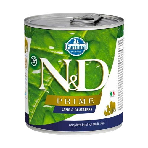 Farmina N&D Prime Lamb & Blueberry Våtfôr til Hund