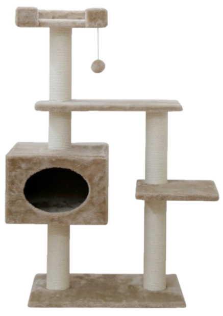 Tømmerhytte Emmy 121cm Beige