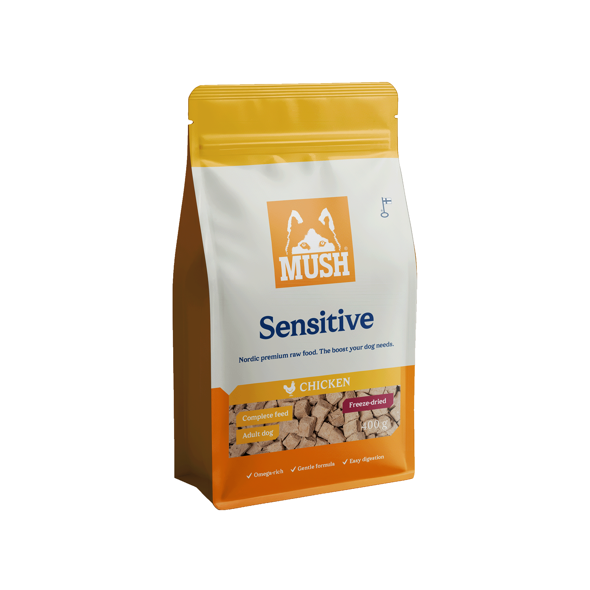 Mush Mush Sensitive Frysetørket kylling 400 g