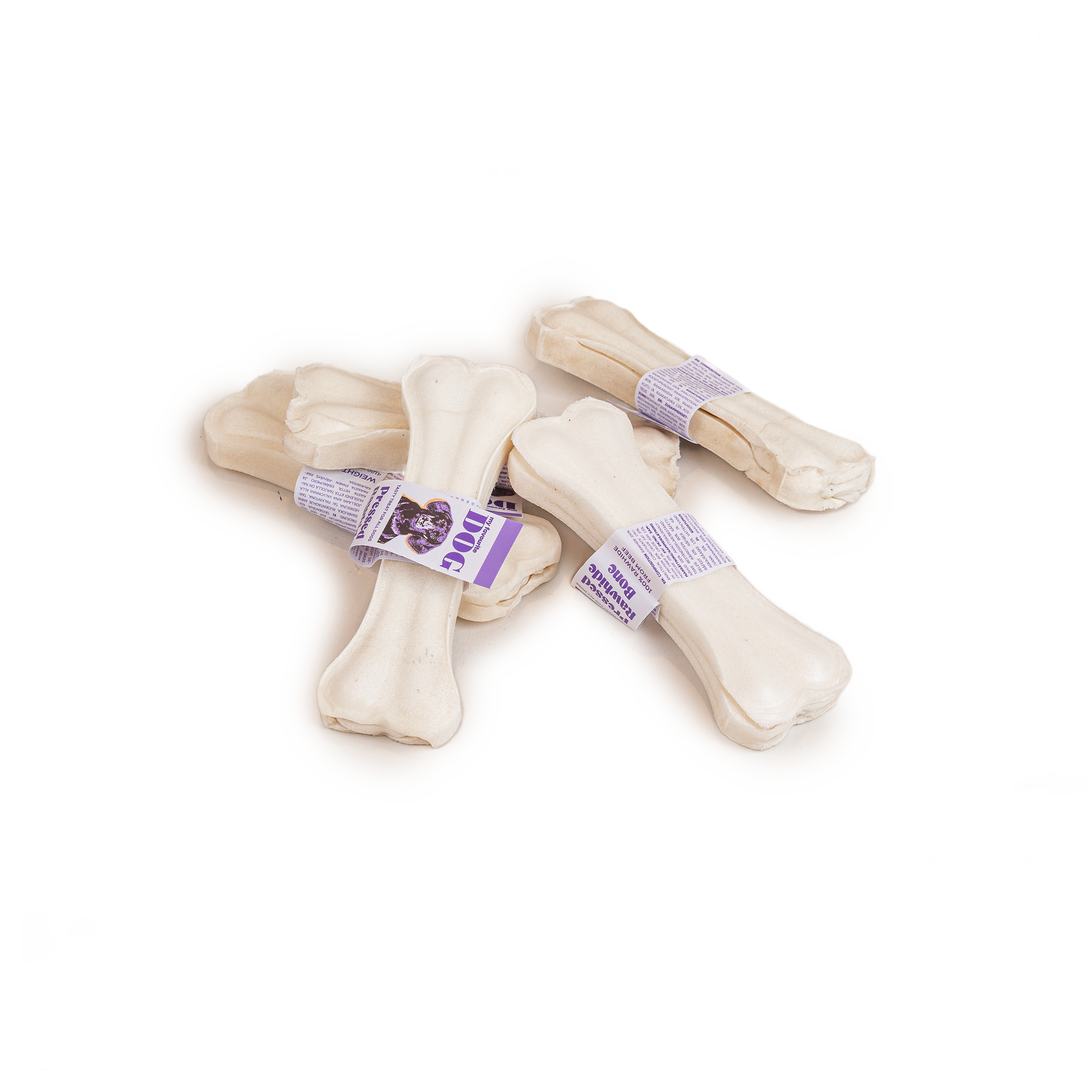 My favourite DOG Presset tyggebein av råhud 12,5 cm