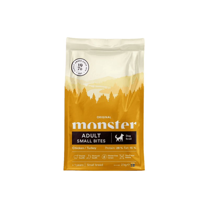 Monster Pet Food Dog Original Adult Small Bites