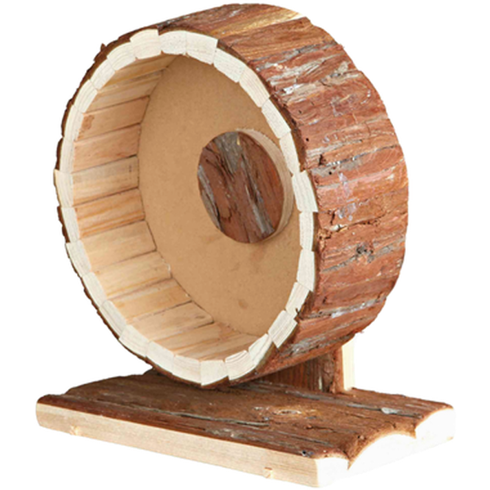 Trixie Naturlig Living-øvelseshjul i tre, brun 20 cm