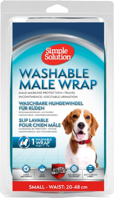 Simple Solution Vaskbar bleie for hannhunder