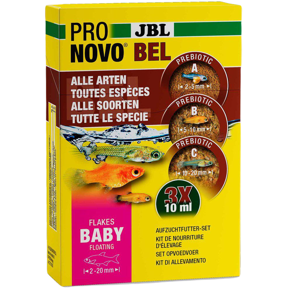 JBL - Pronovo Bel Flakes Baby 3X10 ml - Fisk - FôrPetXL