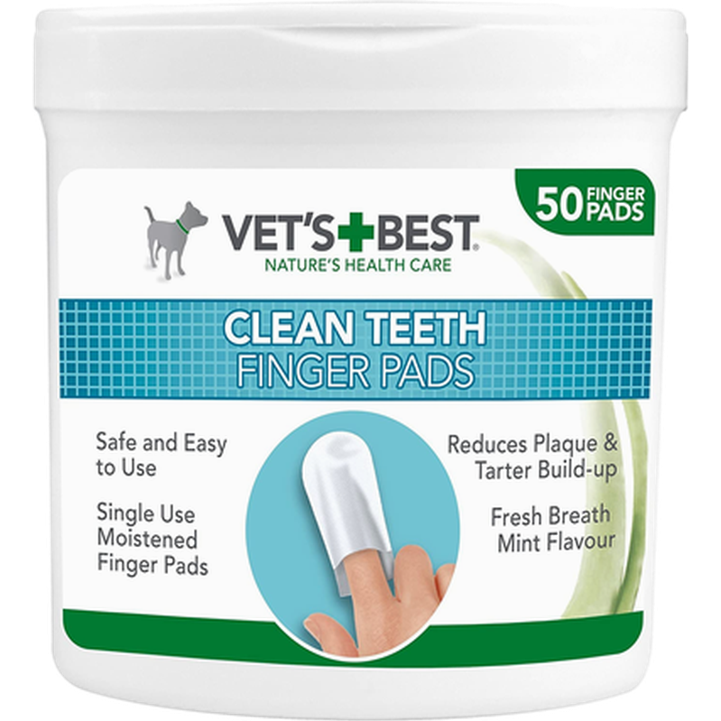 Vet's Best Tannrengjøringsrondeller for hunder 50 stk.
