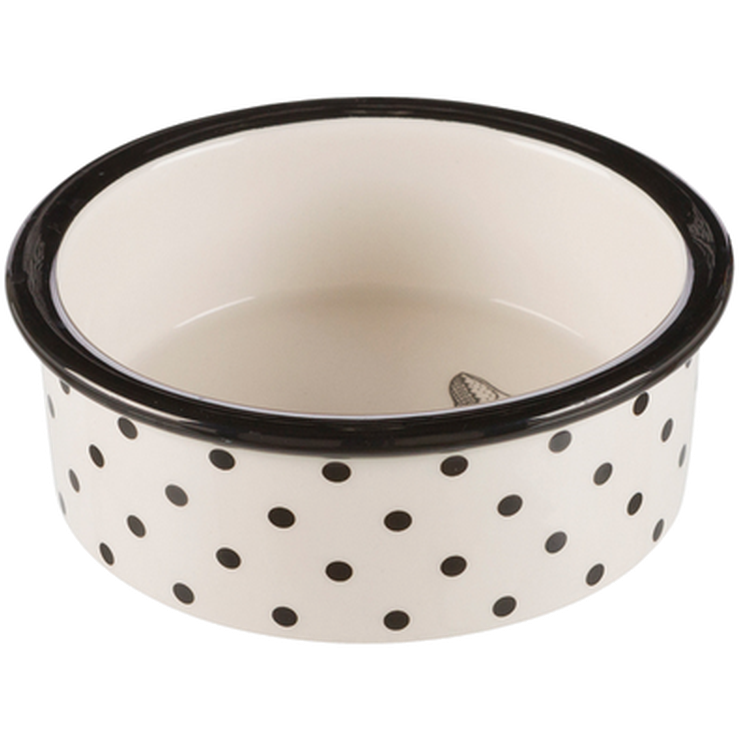 Zentangle keramisk skål hvit 300 ml