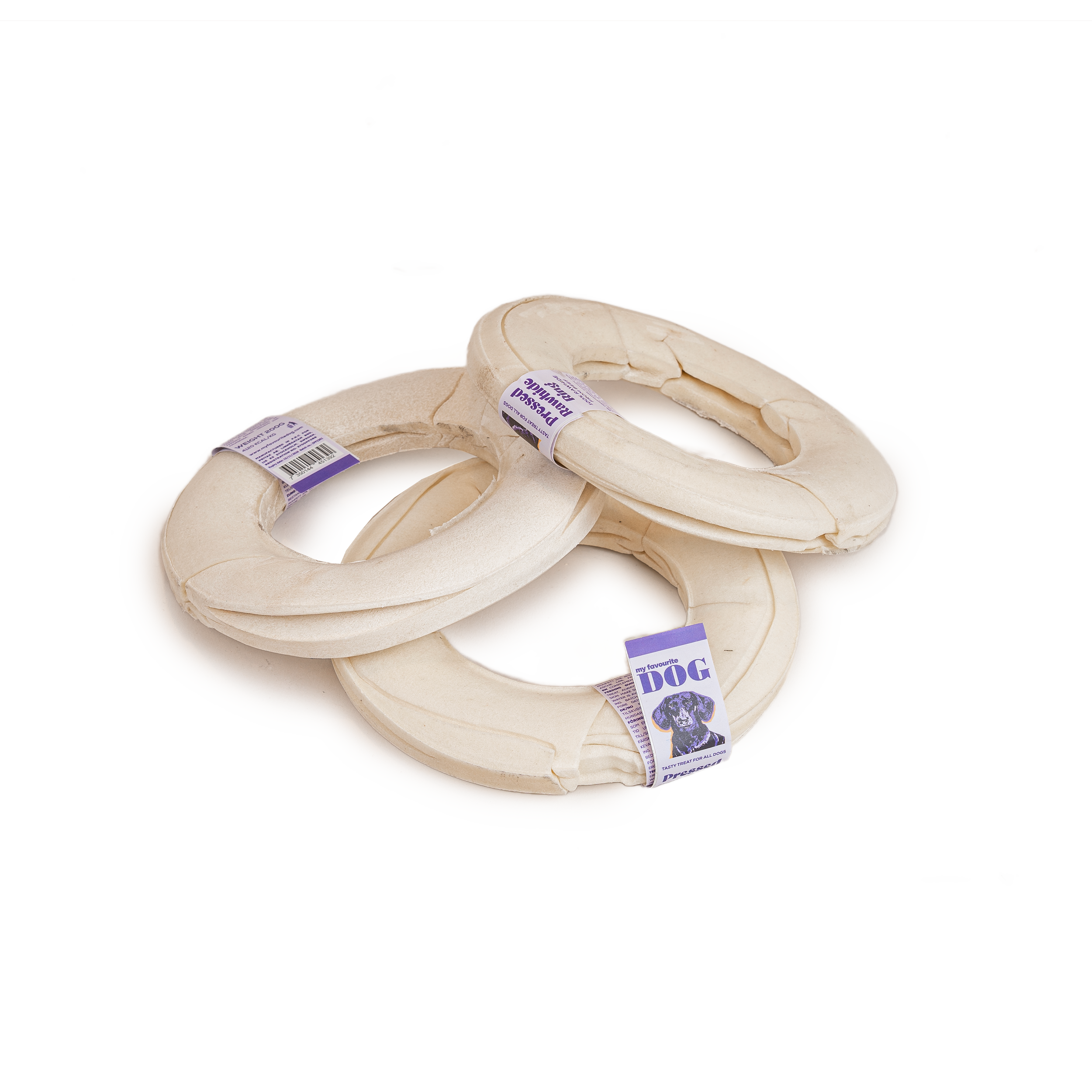 My favourite DOG Presset ring av råhud