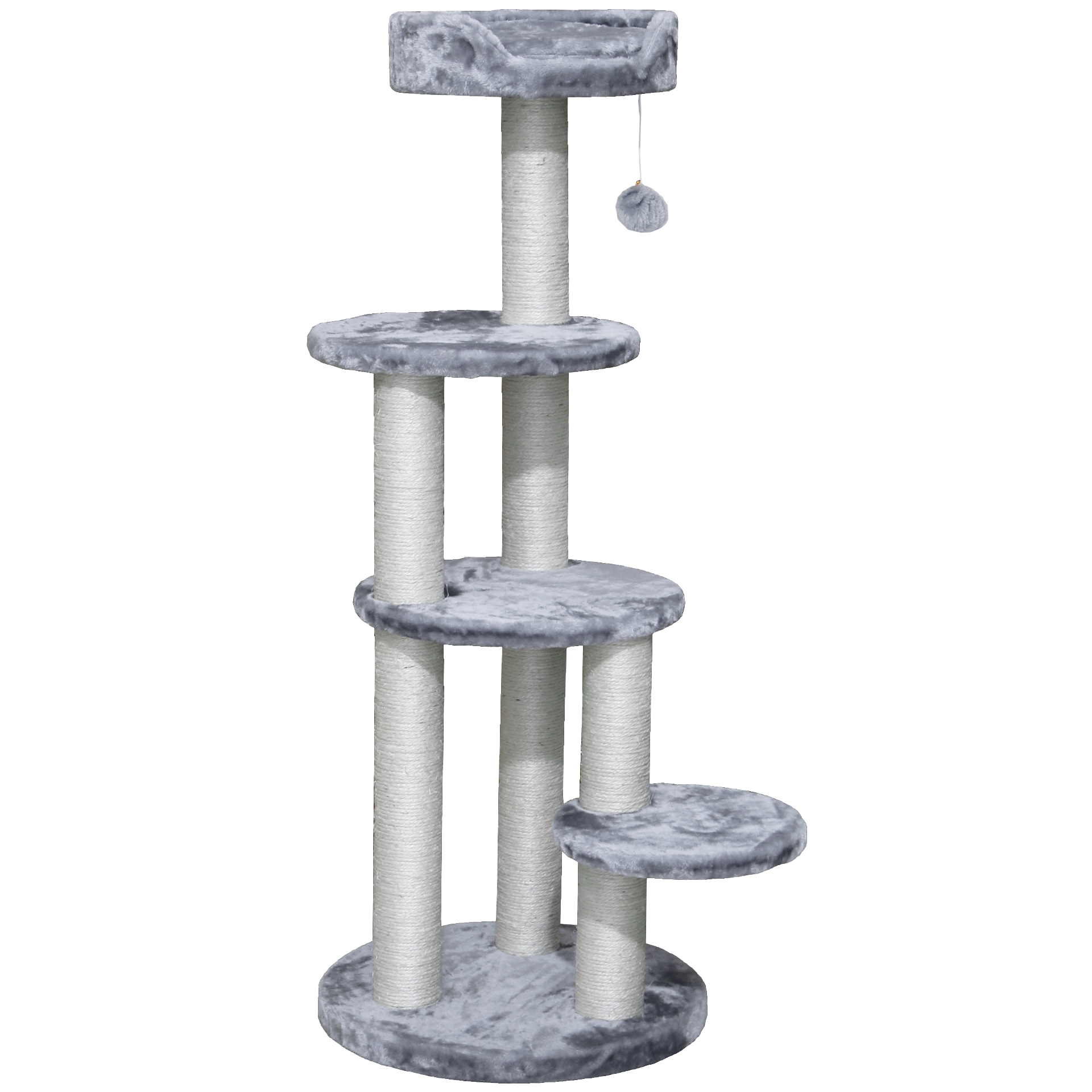 Klorebrett i resin, 50x50x129cm, Grå