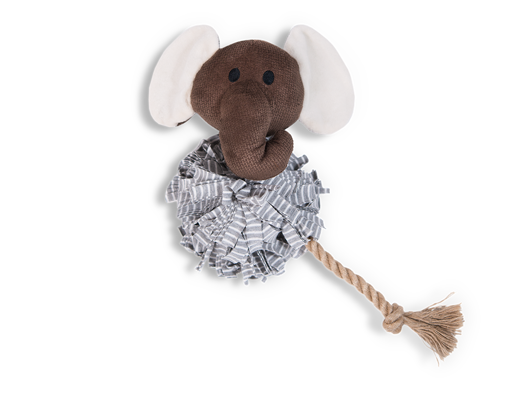 Gustaf och Evita Hundeleketøy Tucker, 35x22cm, Flerfarget