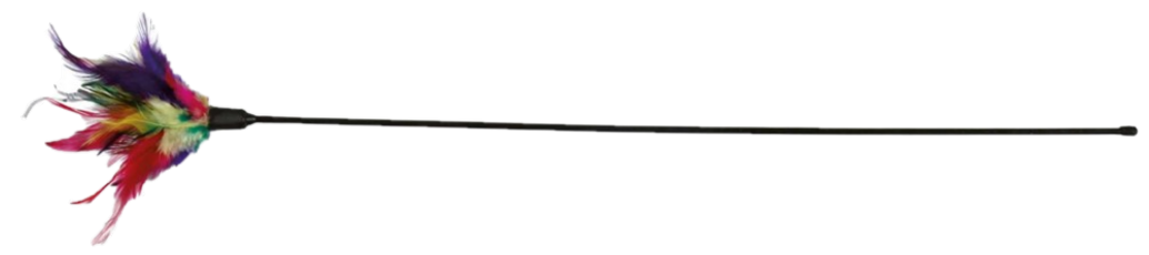 Kattelekegynge med fjær 50 cm