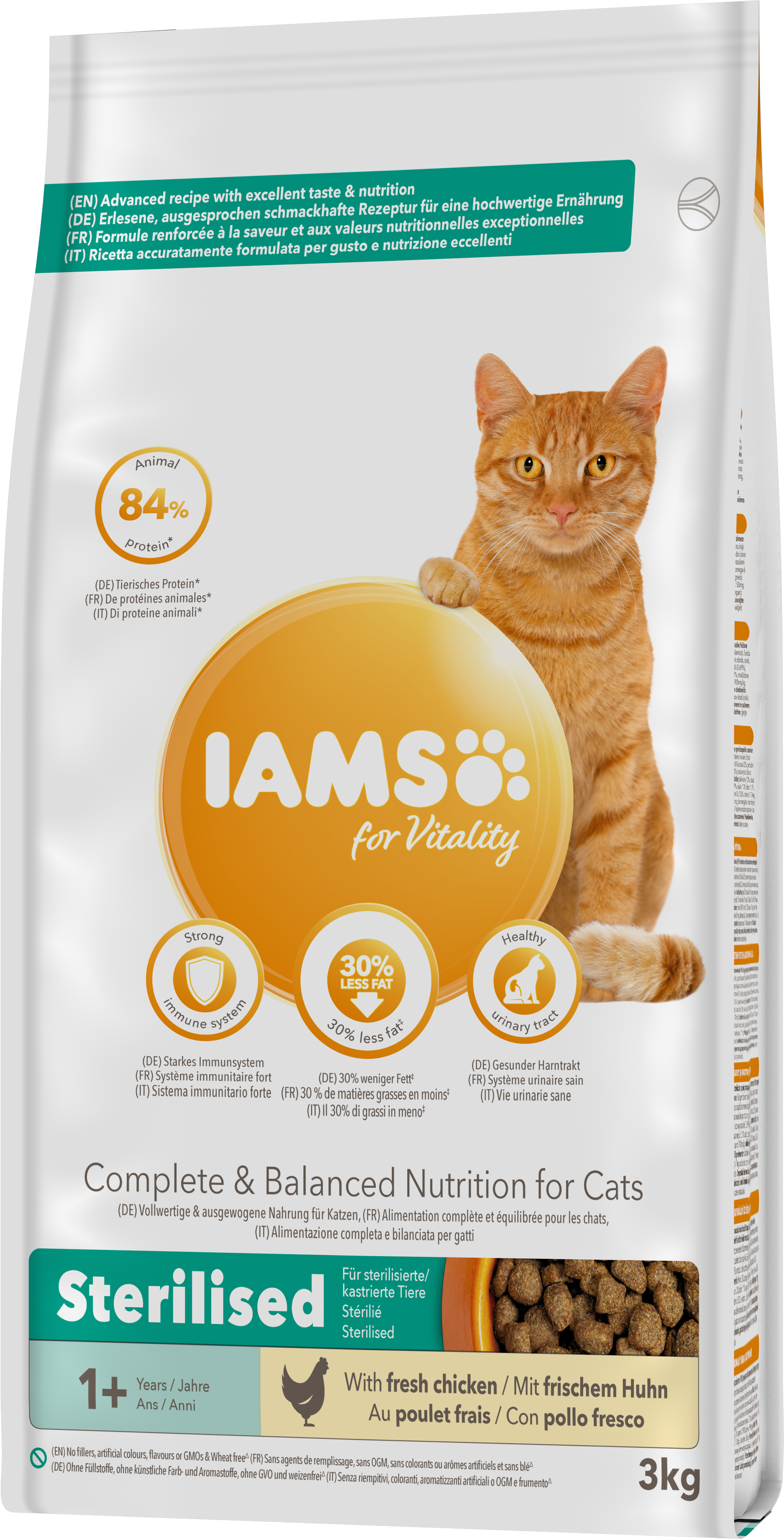 Katt Adult Sterilisert 3 kg