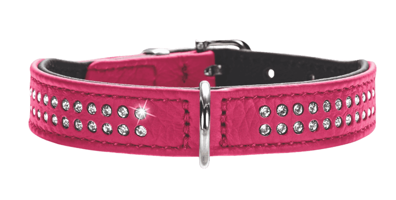 Dog Collar Diamond Petit Pink 24 - Neck 17-21cm