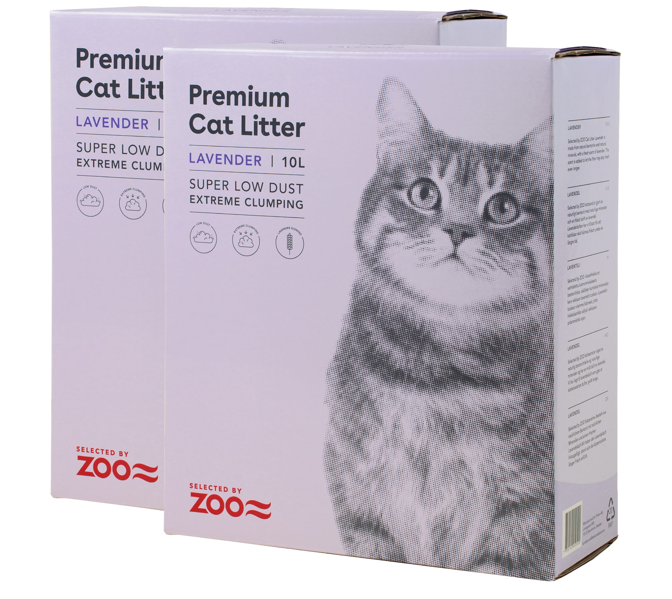 Kattesand Lavendel 10L x 2