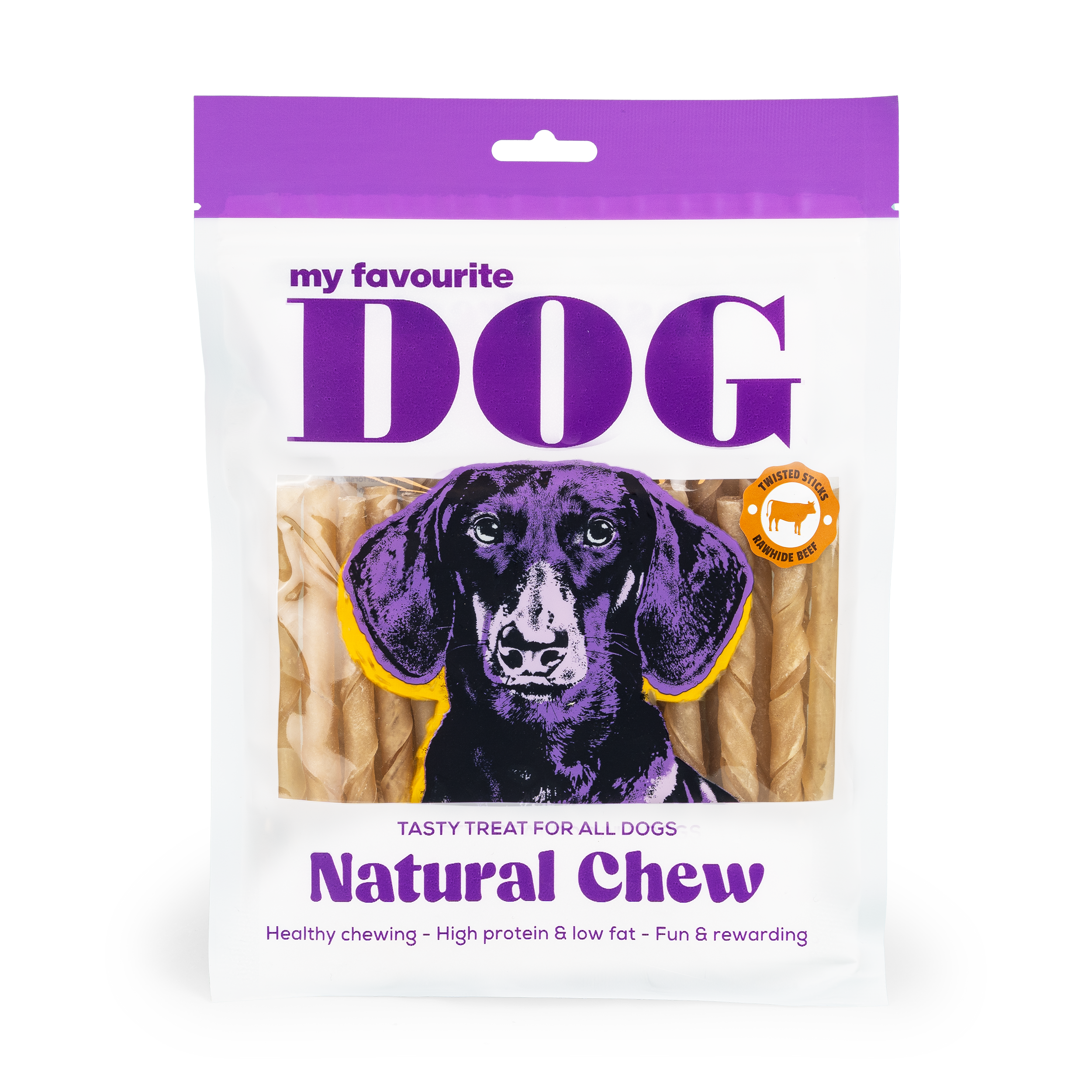 My favourite DOG Tvunnet skinnpinner - naturell