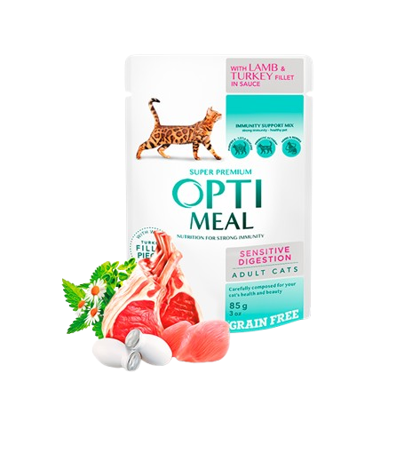 Cat Adult Grain Free Sensitive with Lamb and Turkey In Sauce