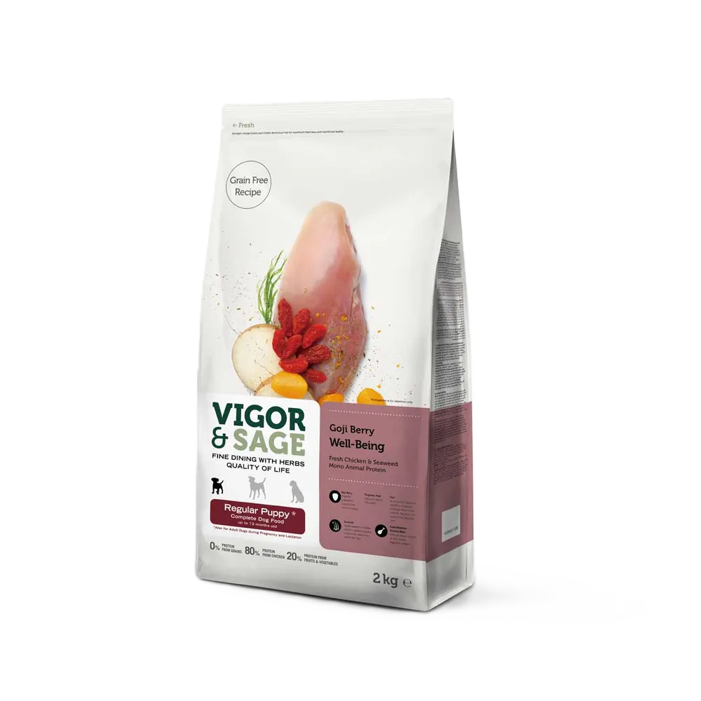 Vigor & Sage Vigor & Sage Well-Being Goji Berry Puppy