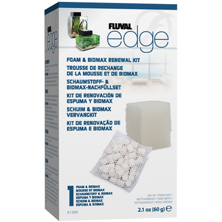 Fluval Edge filterpatron og Biomax hvit 1 stk.