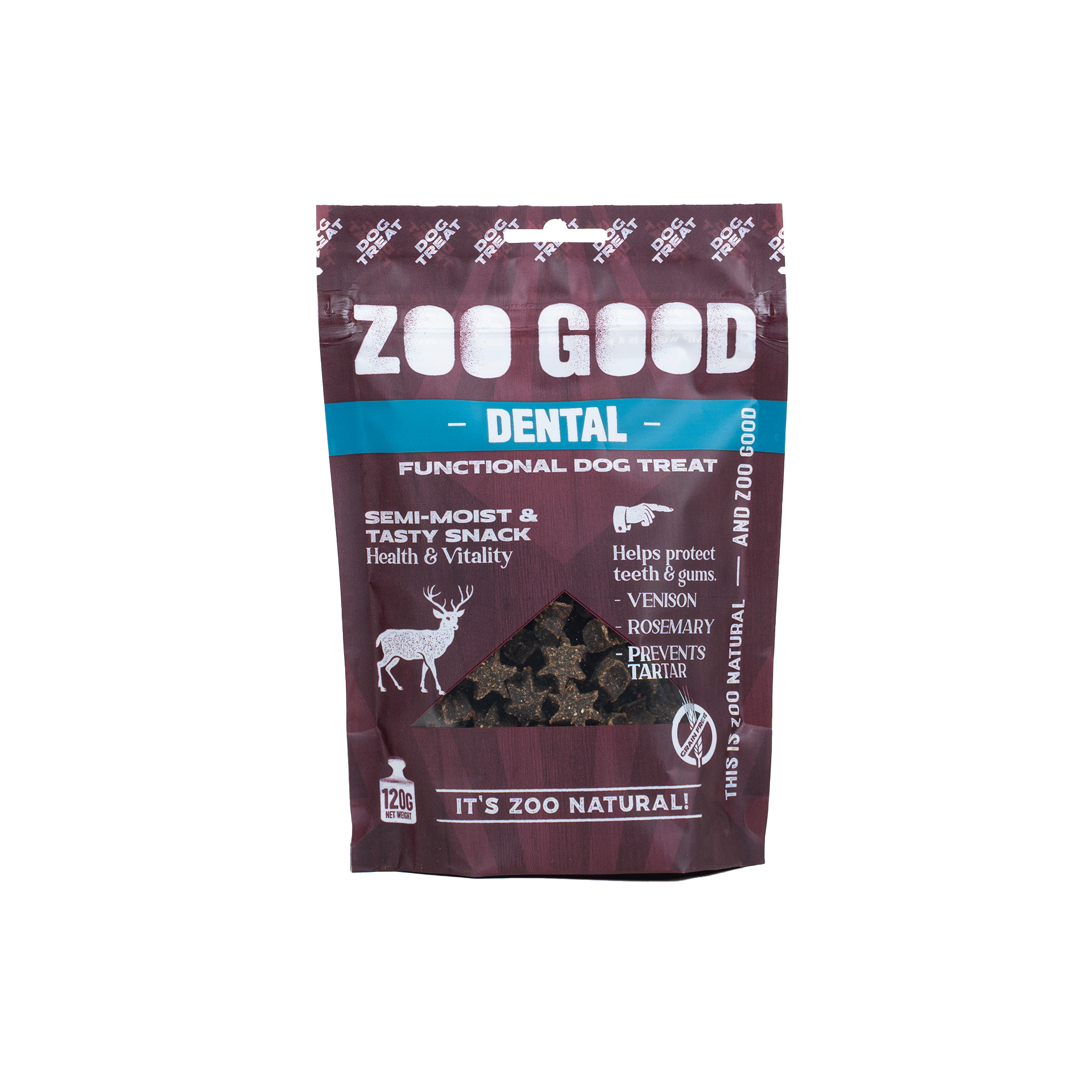 ZOO GOOD Tyggebiter for hund - Dental 120g