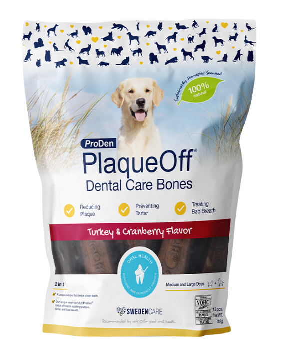ProDen Plaque Off Dental Care Bones Kalkun 482g