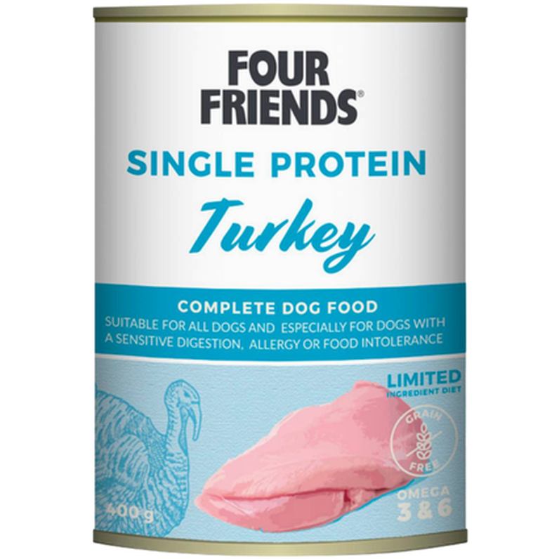 FourFriends Dog Single Protein Turkey