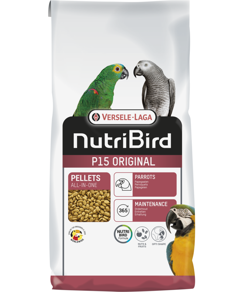 Versele-Laga - Nutribird P15 Original (papegøye) 10 kg - Fugl - FuglefôrPetXL