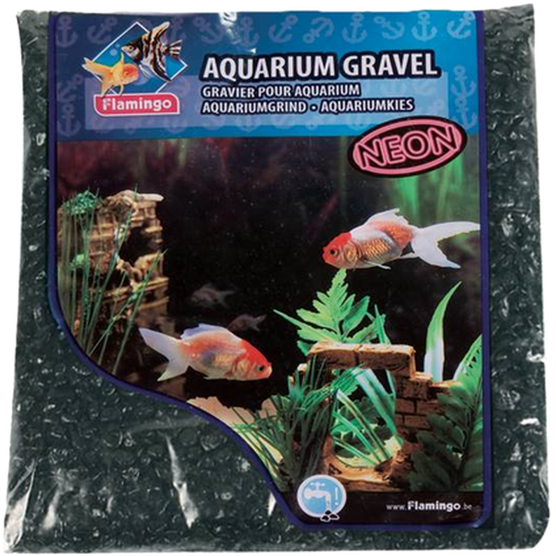 Aquarium Gravel Neon Svart